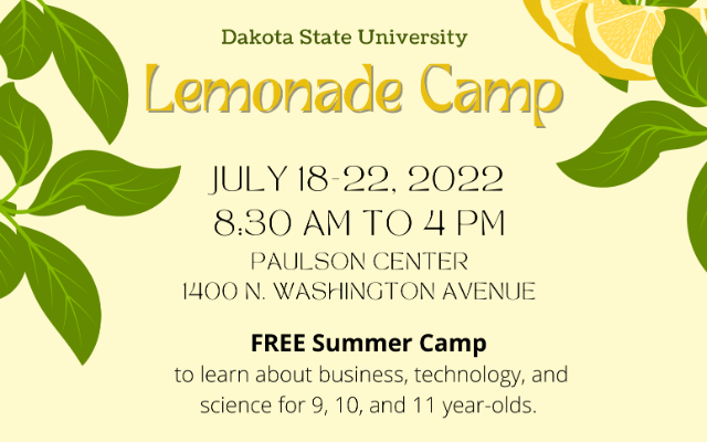 DSU hosting first-ever Lemonade Camp this week