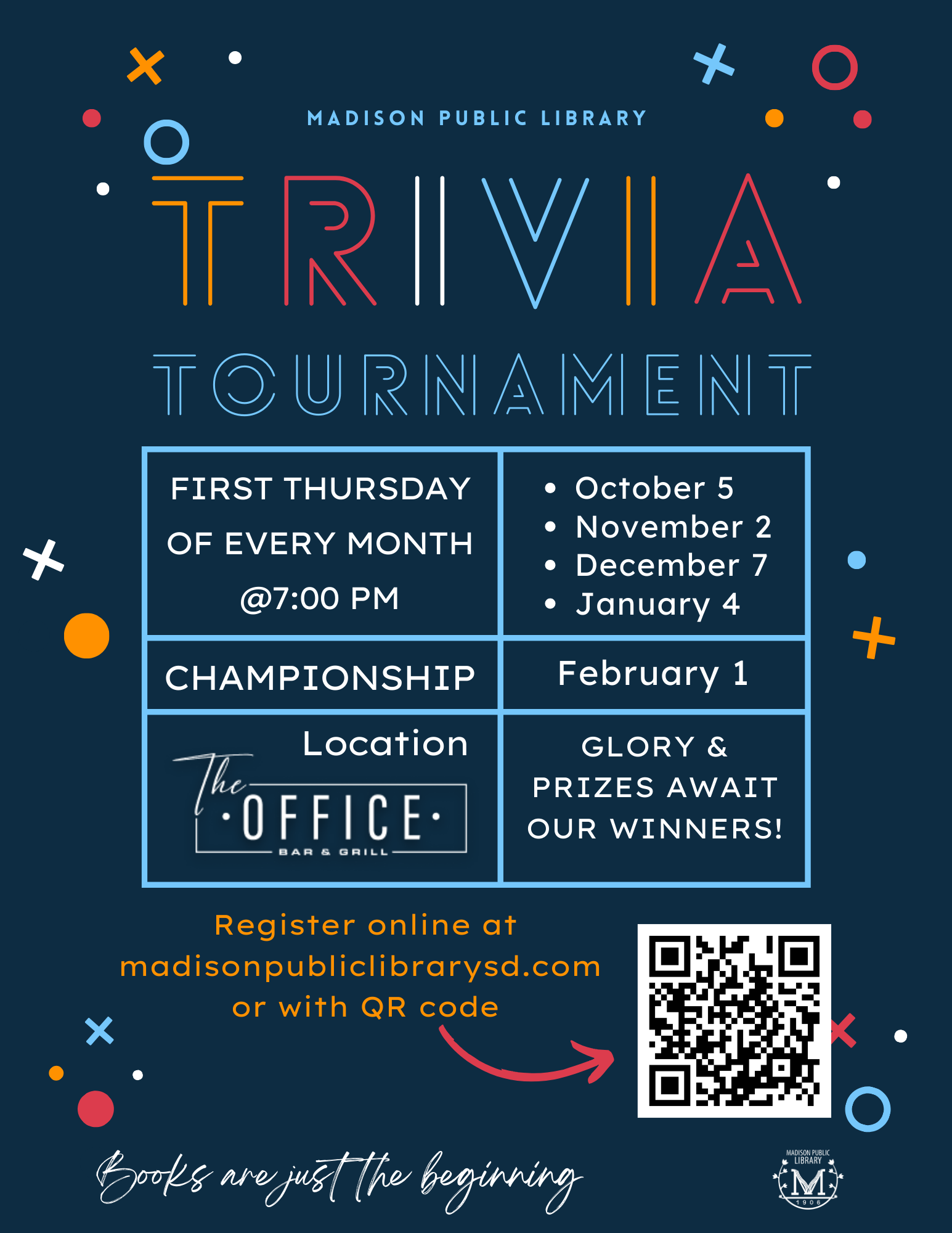 <h1 class="tribe-events-single-event-title">Library Trivia Tournament @ the Office</h1>